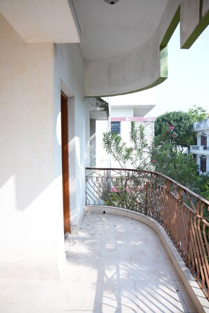Balcony in 1 BHK Apartment at Mani Casa, New Town – for Rent