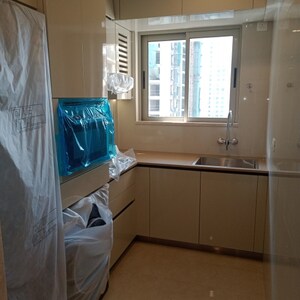 Bathroom in 1 BHK Apartment at Hiranandani Highland, Powai – for Rent