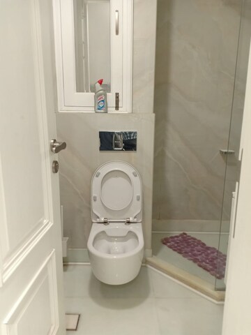 Bathroom in 3 BHK Apartment at Sarvapriya Vihar – for Rent