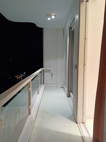 Balcony in 3 BHK Apartment at Sarvapriya Vihar – for Rent