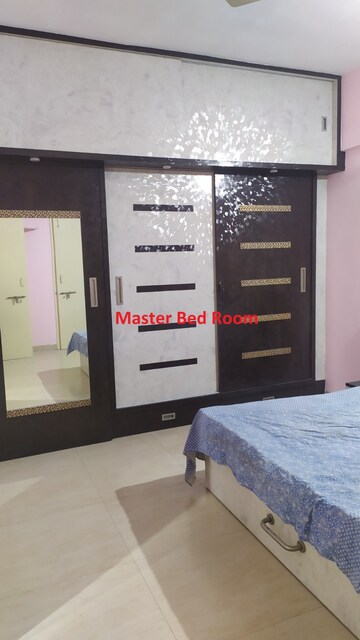 Bedroom in 2 BHK Apartment at Shree Manibhadra Wakad Centre, Wakad – for Rent