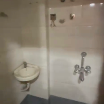 Bathroom in 2.5 BHK Apartment at Hill Park Tower, Jogeshwari West – for Rent