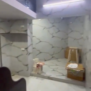 Bathroom in 2.5 BHK Apartment at Hill Park Tower, Jogeshwari West – for Rent