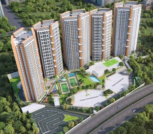 Balcony in 2 BHK Penthouse at Gera Winds Of Joy, Hinjewadi – for Sale