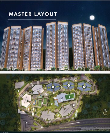 Master Plan in 3 BHK Apartment at Gera Winds Of Joy, Hinjewadi – for Sale