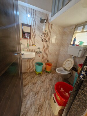 Attached Bathroom in 1 BHK Apartment at Raj Shree Shashwat, Virar West – for Sale