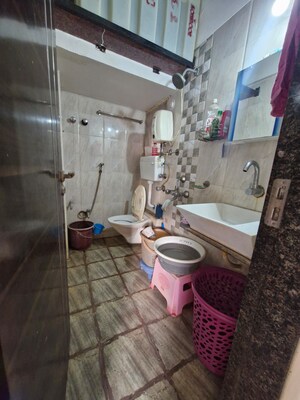 Bathroom in 1 BHK Apartment at Raj Shree Shashwat, Virar West – for Sale