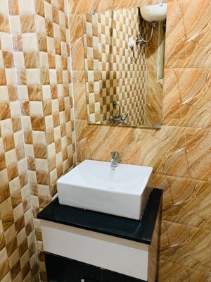 Bathroom in 1 BHK Builder Floor at Saket – for Rent