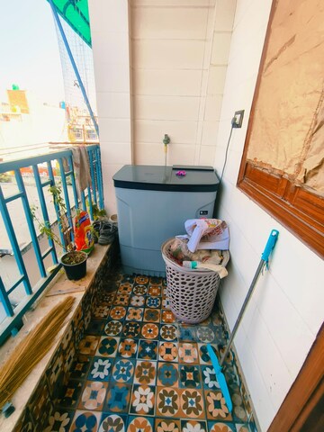 Balcony in 2 BHK Apartment at Vikas Nagar – for Rent