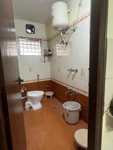 Bathroom in 2 BHK Apartment at Shakthi Plaza, Kaggadasapura – for Rent