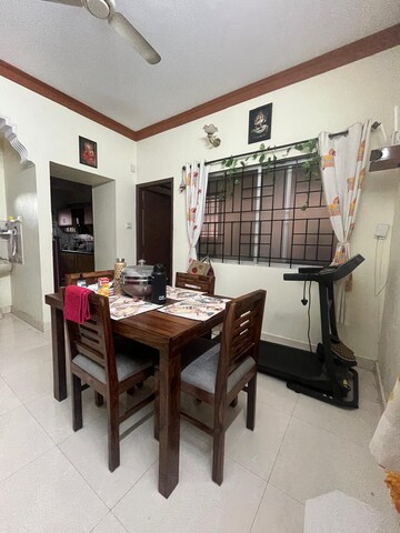 Dining area in 2 BHK Apartment at Shakthi Plaza, Kaggadasapura – for Rent