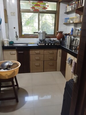 Kitchen in 1 BHK Apartment at Suvidha Regal Heights, Vasai East – for Sale