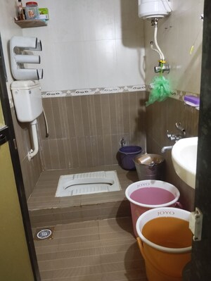 Bathroom in 1 BHK Apartment at Suvidha Regal Heights, Vasai East – for Sale
