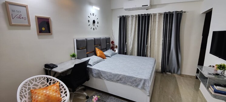 Bedroom, gaur-city-2-14th-avenue 1 RK 450 Sq.Ft. Apartment In Sector 16c Greater Noida Greater Noida 9646194