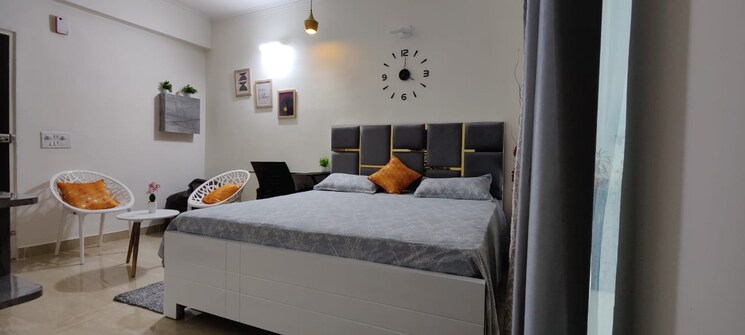 Bedroom, gaur-city-2-14th-avenue 1 RK 450 Sq.Ft. Apartment In Sector 16c Greater Noida Greater Noida 9646194