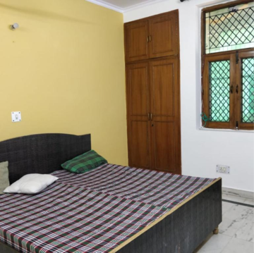 Bedroom in 3 BHK Builder Floor at RWA Apartments Sector 53, Gijhor Village – for Rent
