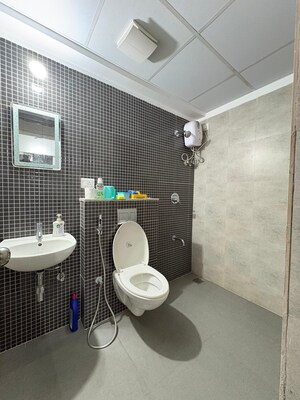 Bathroom in 2 BHK Apartment at Lodha Lakeshore Greens, Dombivli East – for Rent