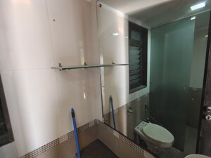 Bathroom in 2.5 BHK Apartment at Ekta World Lake Primrose, Powai – for Rent