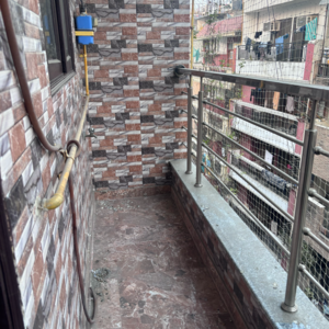 Balcony in 1 BHK Builder Floor at Jor Bagh – for Rent