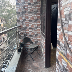 Balcony in 1 BHK Builder Floor at Jor Bagh – for Rent