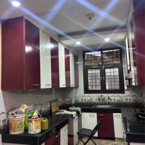 Kitchen in 1 BHK Builder Floor at Jor Bagh – for Rent