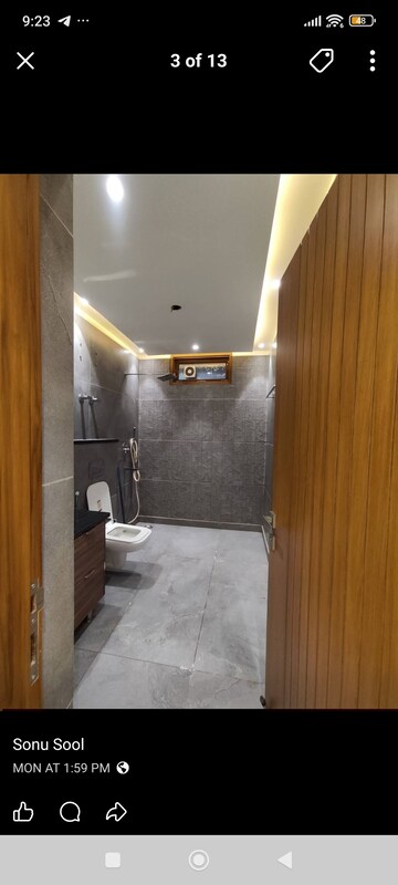Bathroom in 3 BHK Apartment at B2 Green Glade Apartments, Vasant Kunj – for Rent