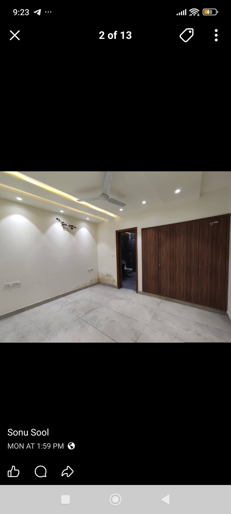 Bedroom, b2-green-glade-apartments 3 Bedroom 1500 Sq.Ft. Apartment In Vasant Kunj Delhi 9646262