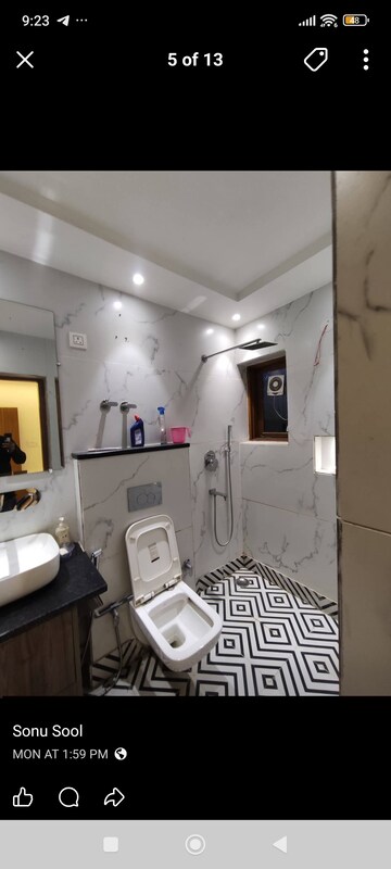 Master Bedroom in 3 BHK Apartment at B2 Green Glade Apartments, Vasant Kunj – for Rent