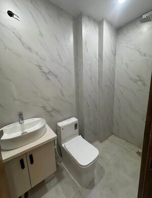 Bathroom in 1 RK Apartment at Raheja Atlantis, Sector 31 – for Rent