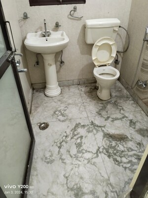 Bathroom in 1 BHK Independent House at Kohli One Malibu Town, Sector 47 – for Rent