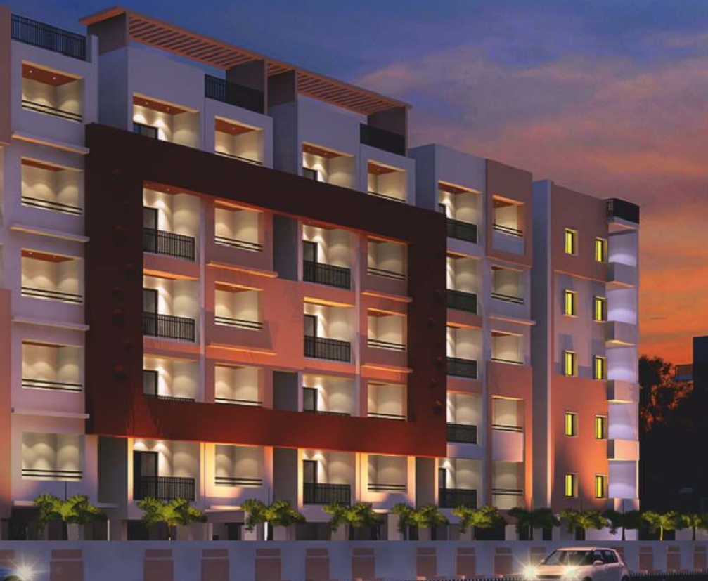 3 BHK + Pooja Room 1440 Sq.Ft. Apartment in Sri Vaishnava Serene