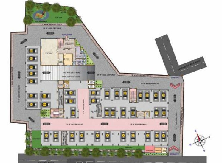 Master Plan, sri-vaishnava-serene 3 Bedroom 1440 Sq.Ft. Apartment In Lb Nagar Hyderabad 9646407