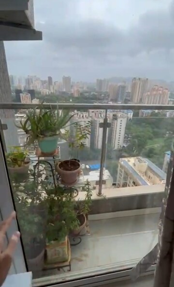 Balcony in 1 BHK Apartment at Ashar Edge, Pokhran Road No Two – for Rent