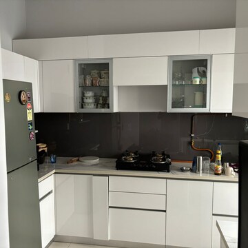 Kitchen in 3 BHK Apartment at Central Park Flower Valley Aqua Front Towers, Sohna Sector 33 – for Rent