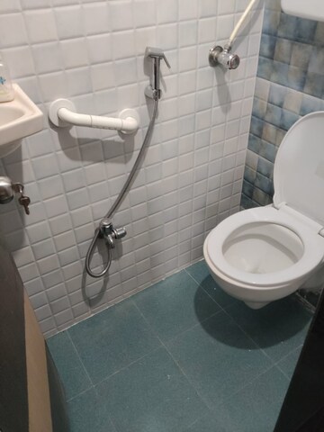 Bathroom in 1 RK Apartment at Mantri Park, Goregaon East – for Rent