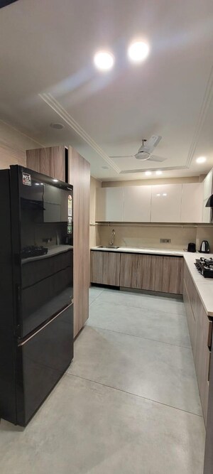 Kitchen in 3 BHK Builder Floor at Greater Kailash I – for Rent