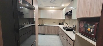Kitchen in 3 BHK Builder Floor at Greater Kailash I – for Rent