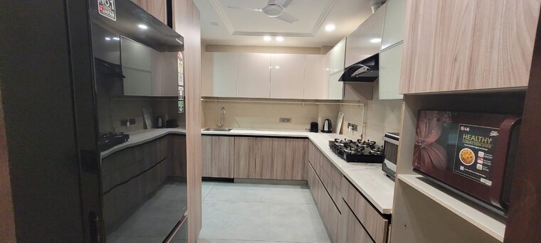 Kitchen, greater kailash i 3 Bedroom 2000 Sq.Ft. Builder Floor In Greater Kailash I Delhi 9646522