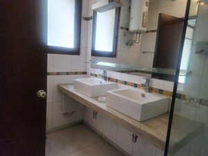 Bathroom in 3 BHK Builder Floor at Green Park – for Rent