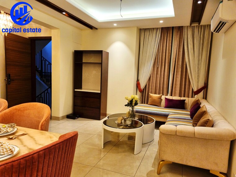 Living Room, motia-harmony-greens 3 Bedroom 1800 Sq.Ft. Apartment In Kishanpura Zirakpur 9646591