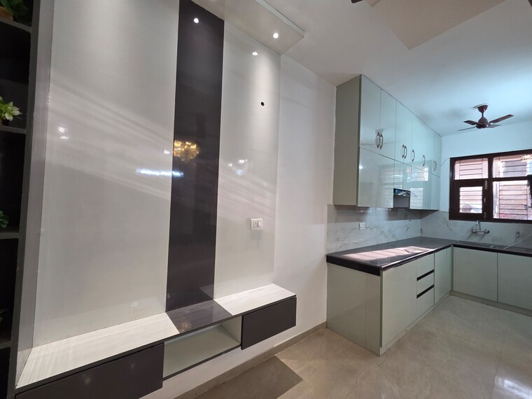 Kitchen, prem-apartment 3 Bedroom 1700 Sq.Ft. Apartment In Pir Machalla Zirakpur 9646602