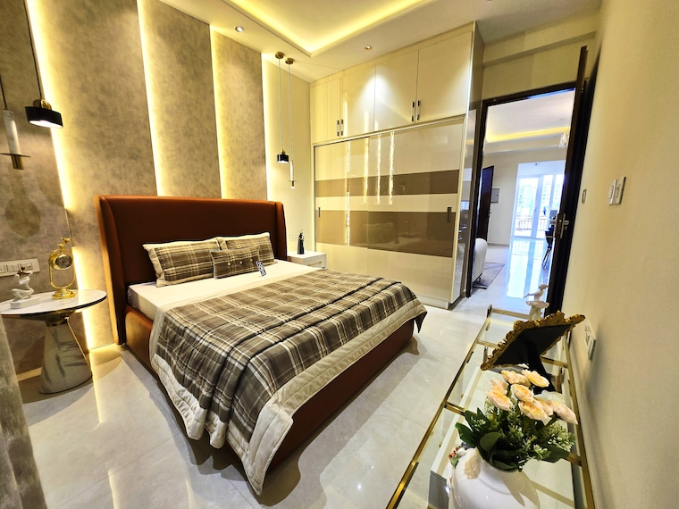 Bedroom, prem-apartment 3 Bedroom 1682 Sq.Ft. Apartment In Pir Machalla Zirakpur 9646607