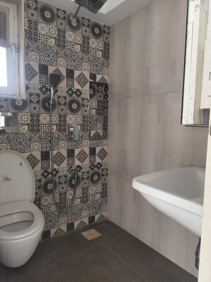 Bathroom in 3 BHK Apartment at Kanakia Paris, Bandra East – for Rent