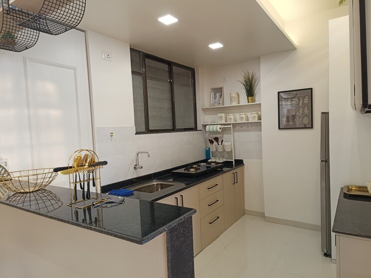 Kitchen, shekhar-nb-towers 2 Bedroom 801 Sq.Ft. Apartment In Moshi Pune 9639309
