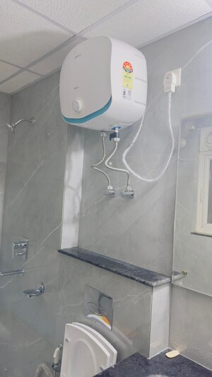 Bathroom in 3 BHK Apartment at Gomti Nagar – for Rent