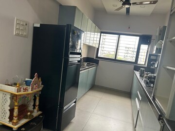 Kitchen in 3 BHK Apartment at Kalpataru Estate, Pimple Gurav – for Rent