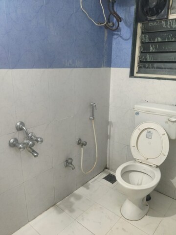 Bathroom in 1 BHK Apartment at Omkar Heights Pimple Gurav, Pimple Gurav – for Sale