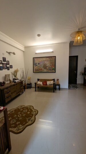 Living Room in 3 BHK Builder Floor at Ansal Esencia - Sovereign Floors, Sector 67 – for Rent