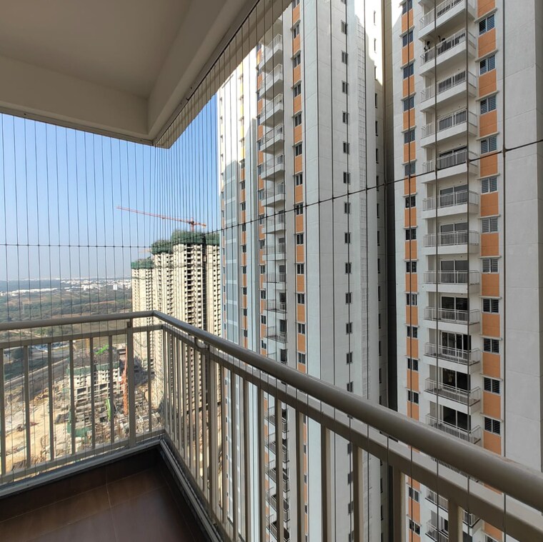Balcony, my-home-sayuk 3 Bedroom 1926 Sq.Ft. Apartment In Nallagandla Hyderabad 9646725