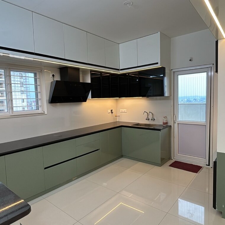 Kitchen, rajapushpa-provincia 3 Bedroom 2335 Sq.Ft. Apartment In Narsingi Hyderabad 9646760